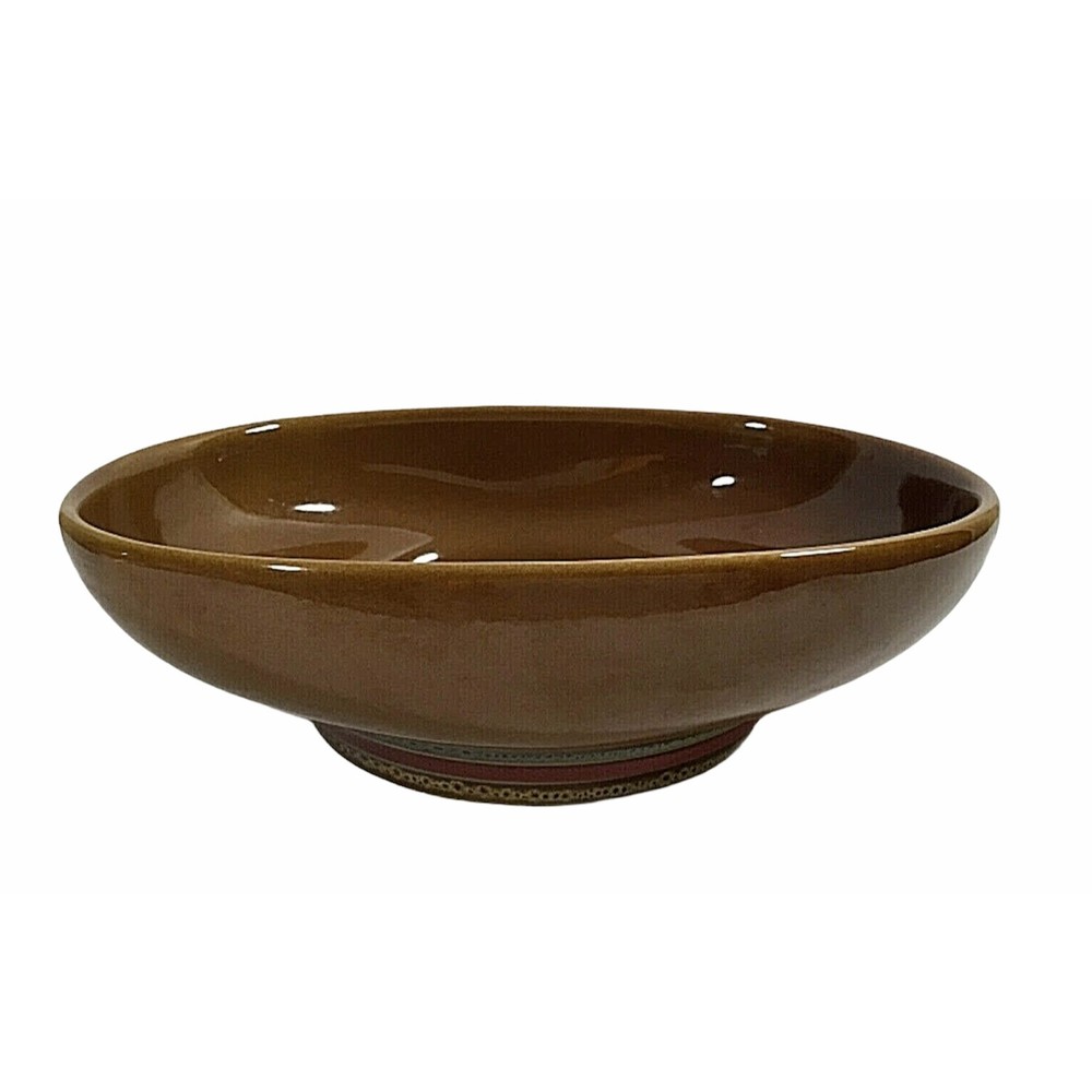 Pfaltzgraff Caramel Swirl Oval 10" x 7.5" Vegetable Bowl 2007-2009 EUC